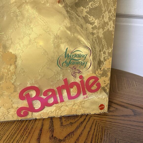 Wedding Fantasy Barbie Doll 1989 Mattel NEW Bridal Vintage Collectible - Picture 12 of 15